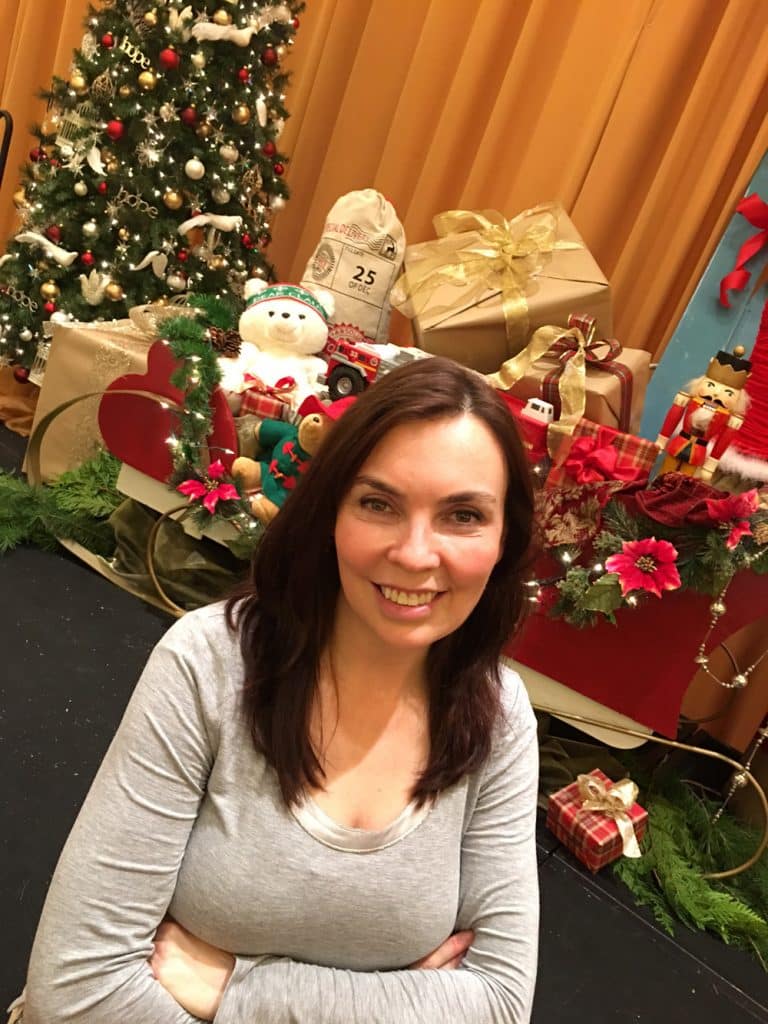 Dr Tarbet in Festival of Trees Jubilee Reach